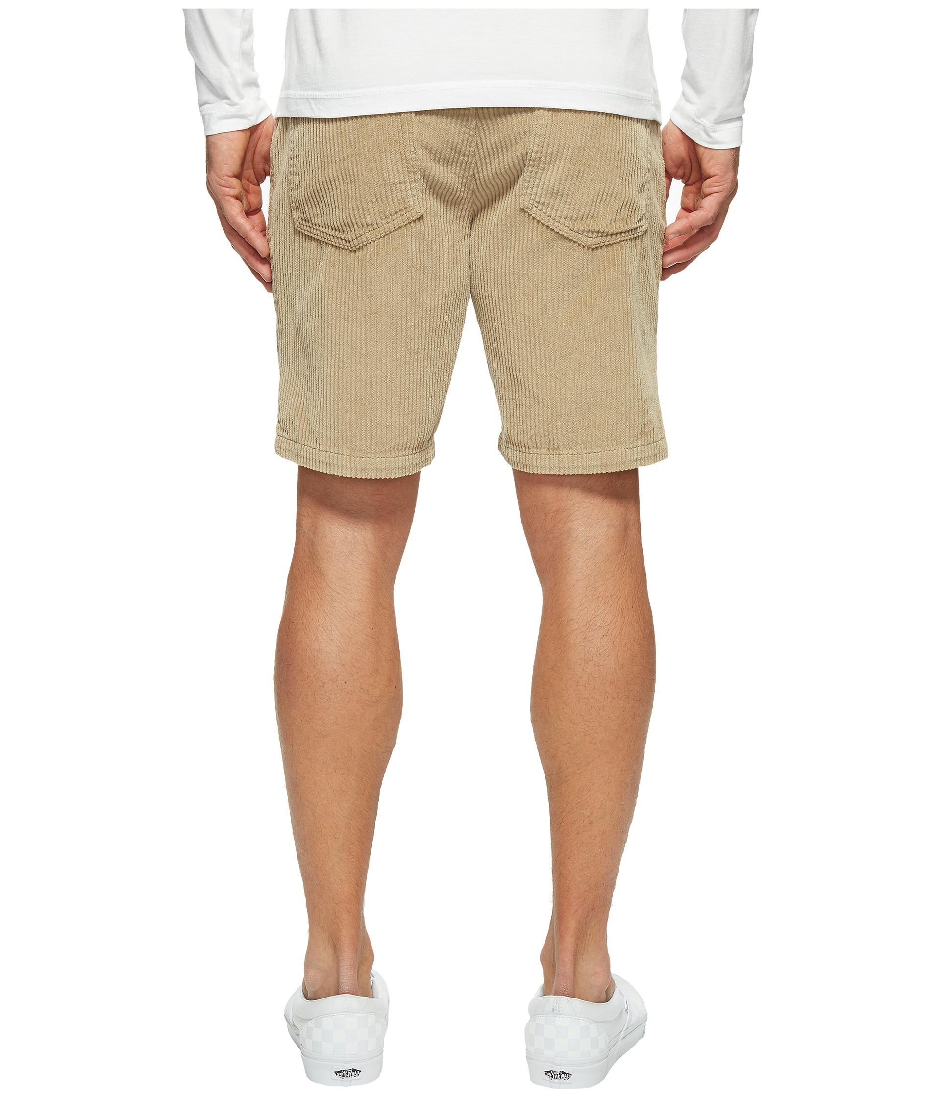 Billabong Corduroy Bad Dog Cord Shorts in Natural for Men Lyst